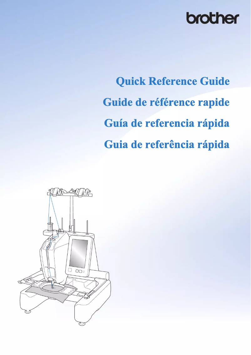 Page 1 de la notice Manuel utilisateur Brother PR1X