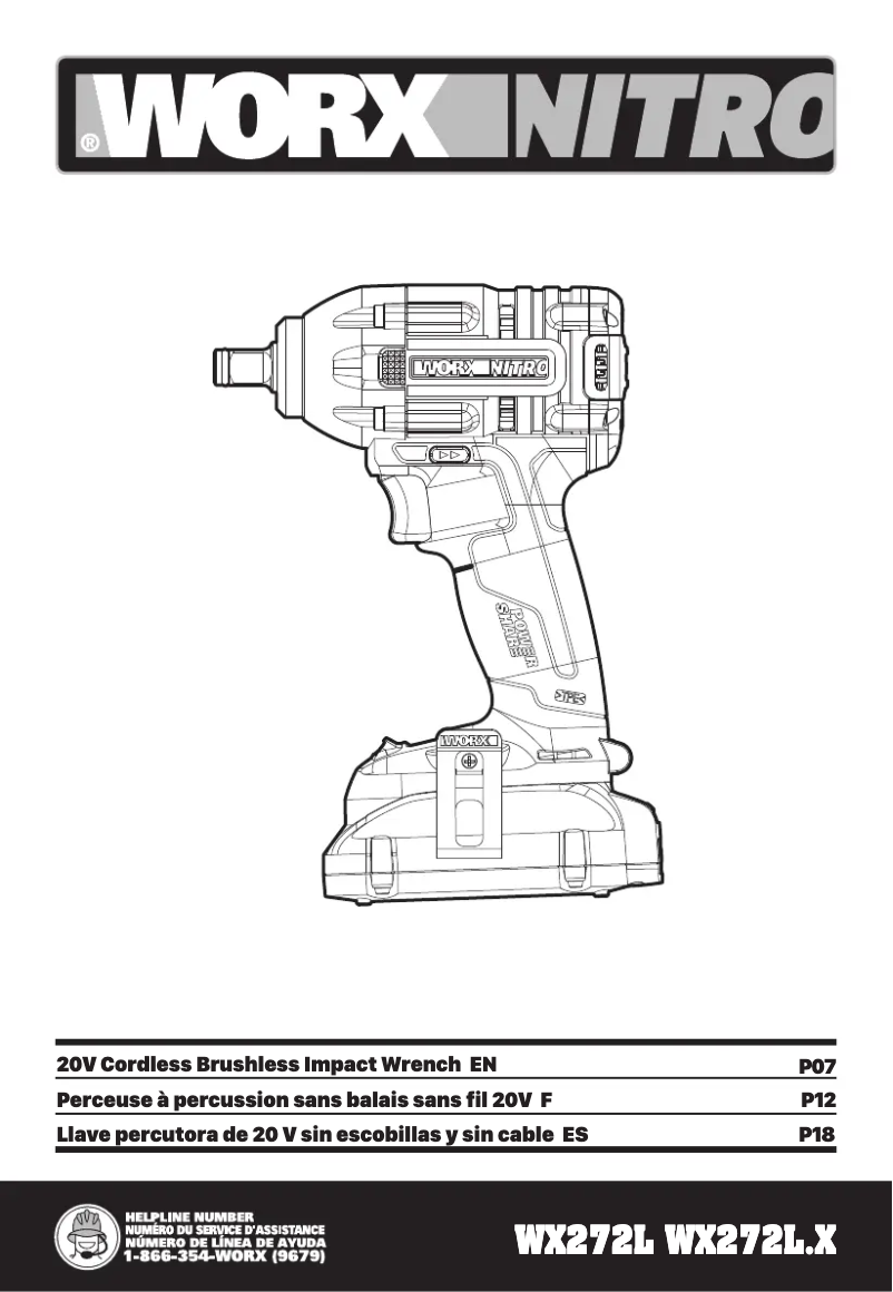 Image de la première page du manuel de l'appareil WX272L.9
