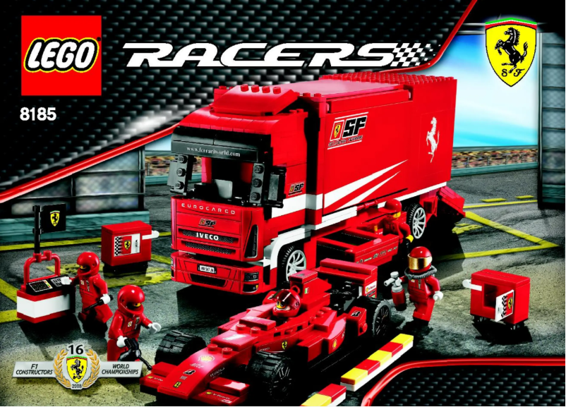 Page 1 de la notice Manuel utilisateur Lego Ferrari Truck