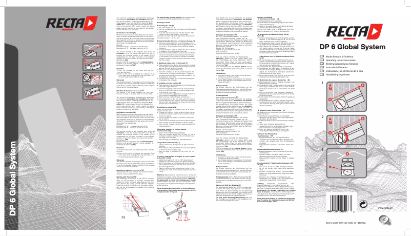 Image de la première page du manuel de l'appareil DP-6G