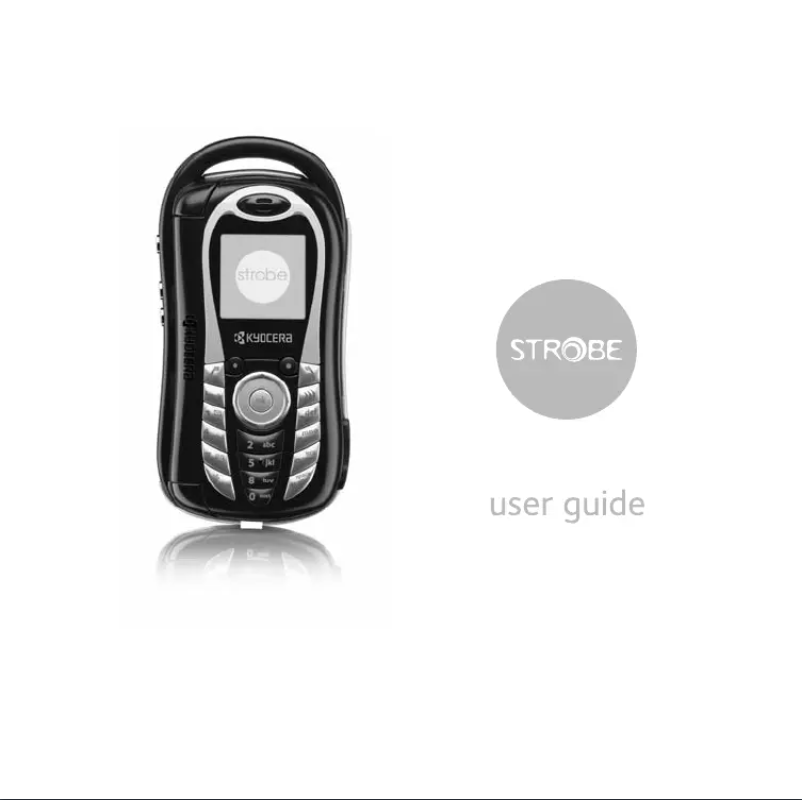 Image de la première page du manuel de l'appareil Strobe