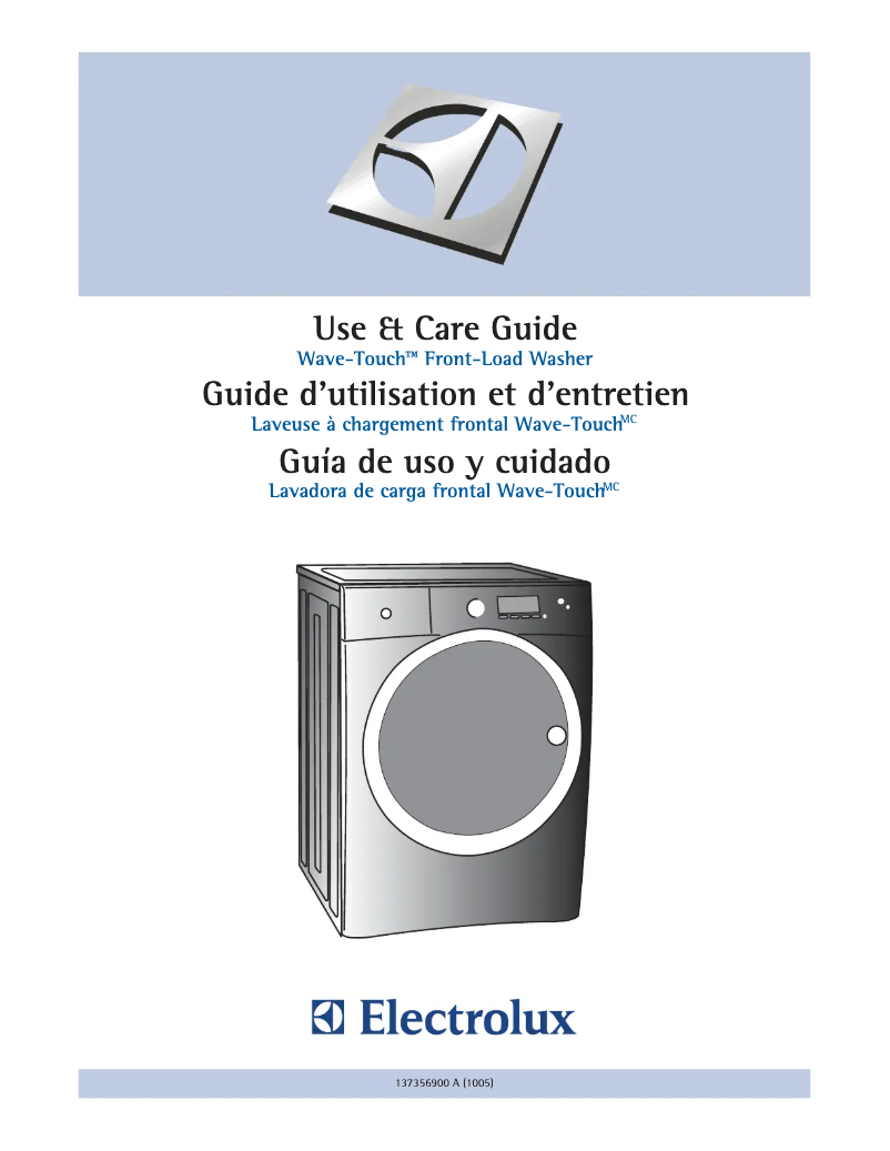 Page n°1 - Manuel utilisateur Electrolux EWFLS70JSS