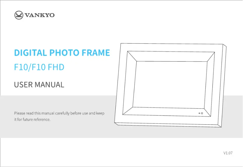 Image de la première page du manuel de l'appareil F10 FHD
