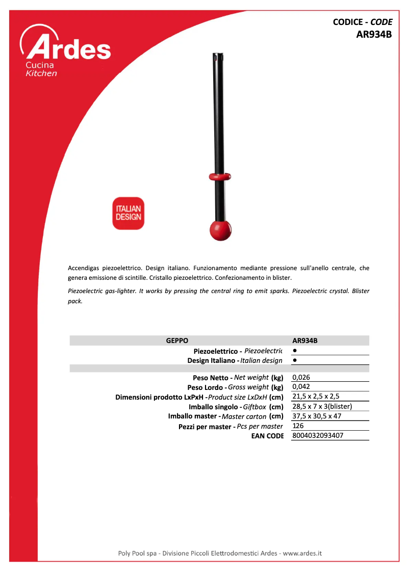 Page n°1 - Manuel utilisateur Ardes AR934B