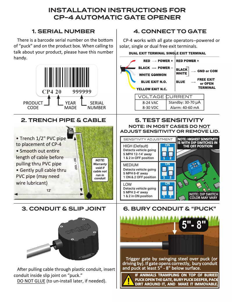 Image de la première page du manuel de l'appareil 50-CP4