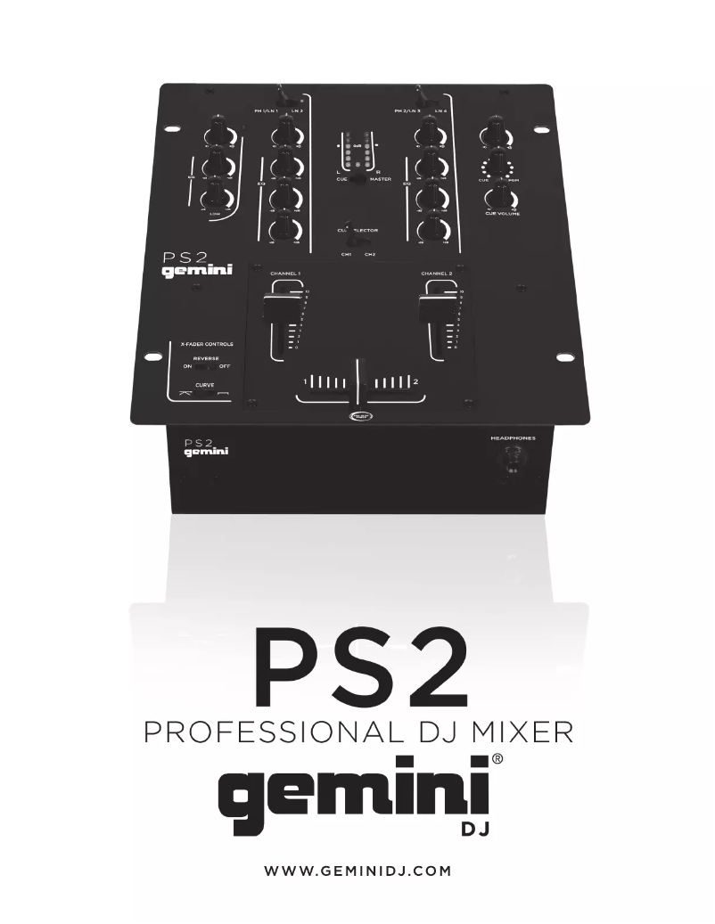 Image de la première page du manuel de l'appareil PS2