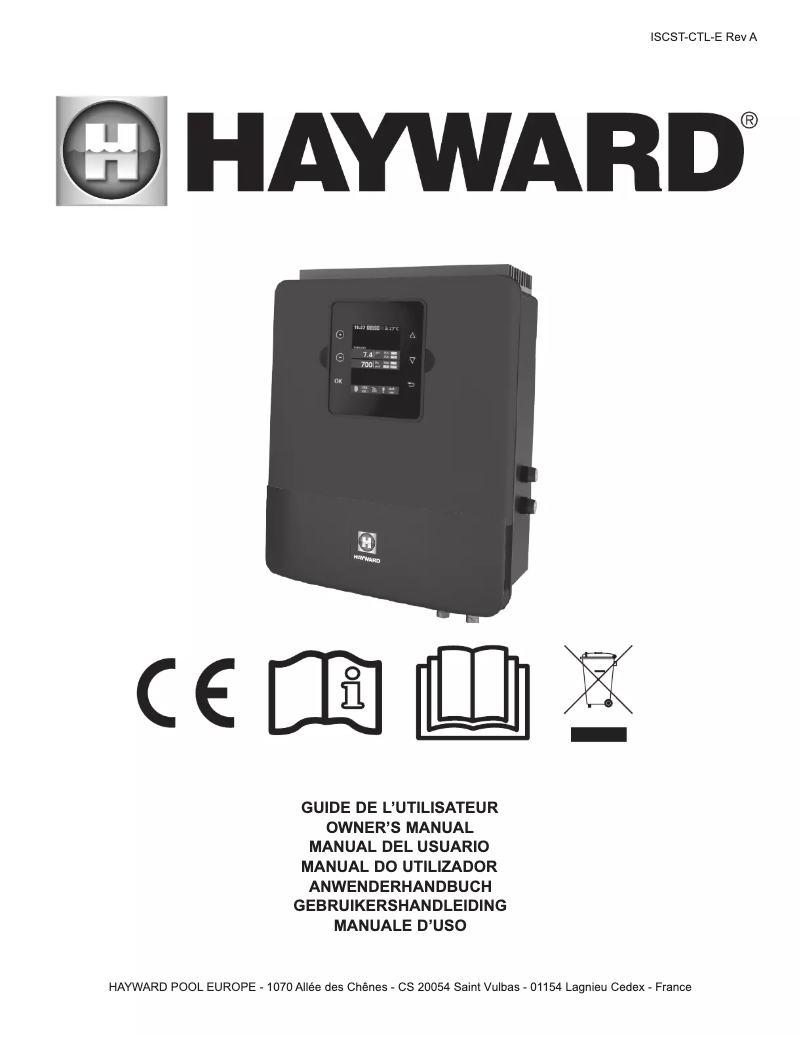 Page 1 de la notice Manuel utilisateur Hayward Control Station