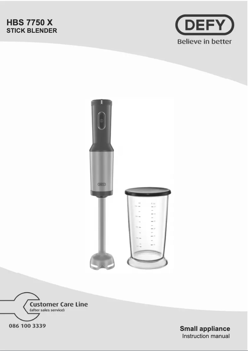 Página 1 del manual Manual de usuario Defy HBS3020B