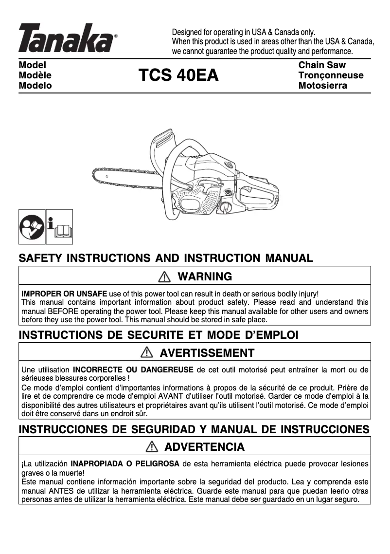 Page n°1 - Manuel utilisateur HiKOKI TCS40EA
