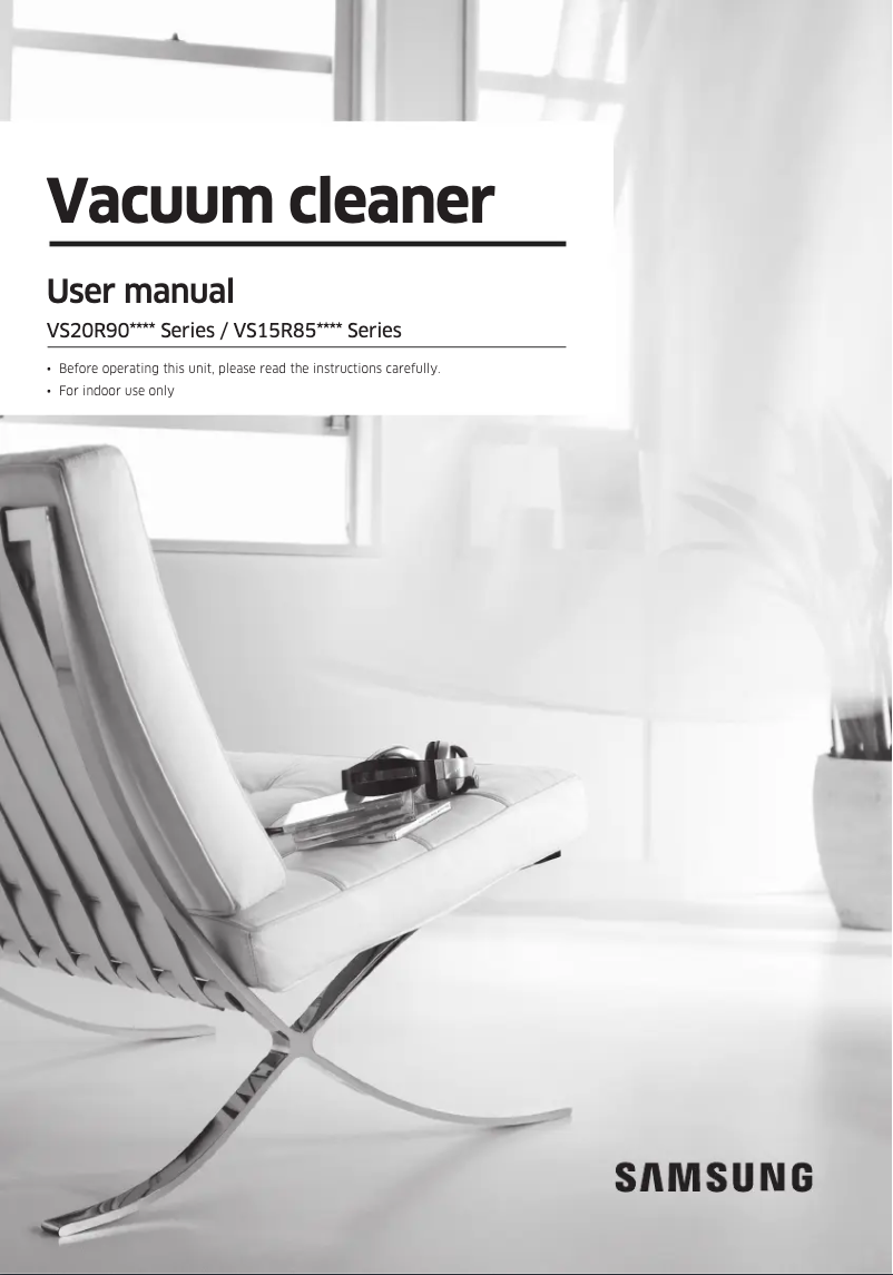 Page n°1 - Guide de démarrage rapide Samsung VS15R8544S1