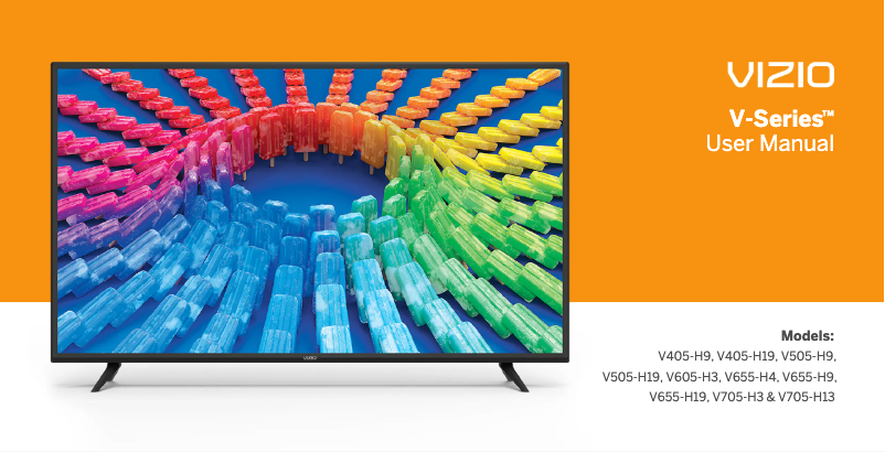 Page 1 de la notice Manuel utilisateur VIZIO V505-H9