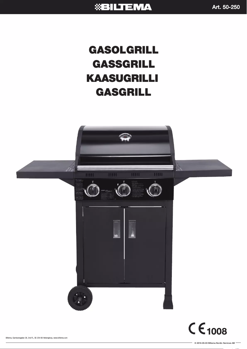 Página 1 del manual Manual de usuario Biltema 50-250