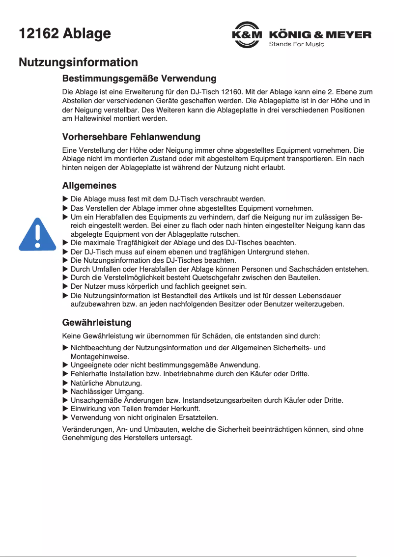 Image de la première page du manuel de l'appareil 12162