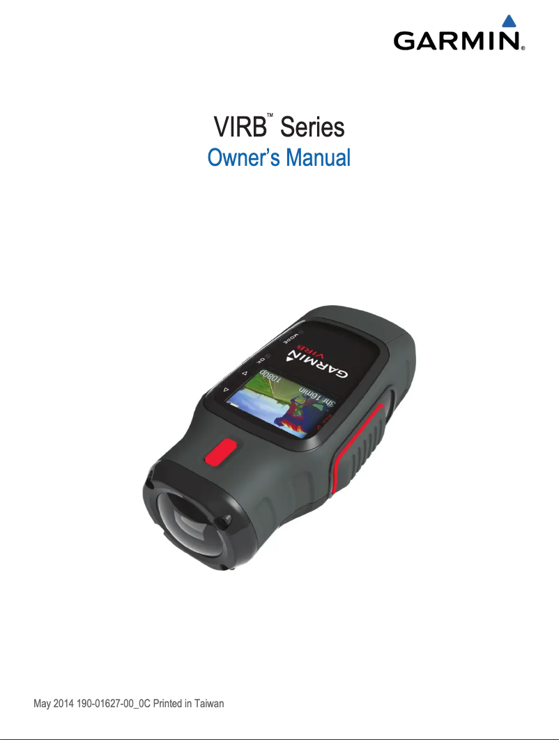 Page 1 de la notice Manuel utilisateur Garmin Virb Elite Power Bundle