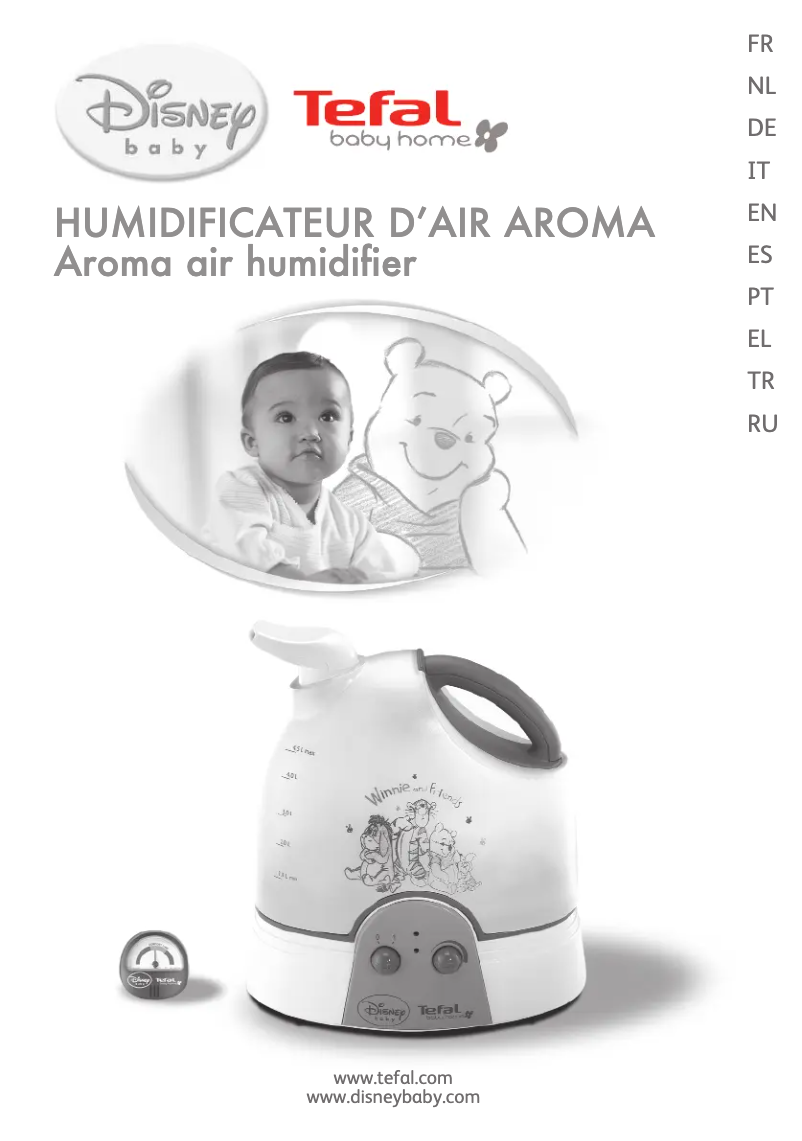 Page 1 de la notice Manuel utilisateur Tefal Baby Home Disney TD4100