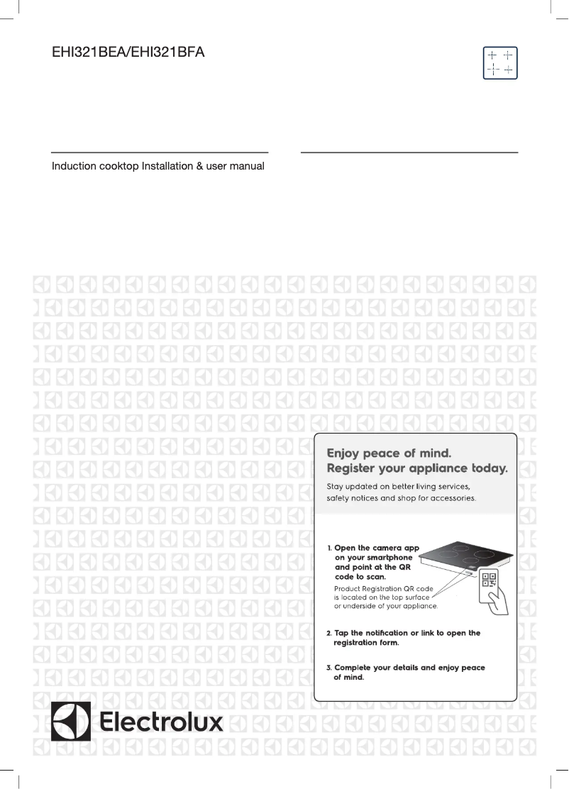 Image de la première page du manuel de l'appareil UltimateTaste 300 EHI321BFA