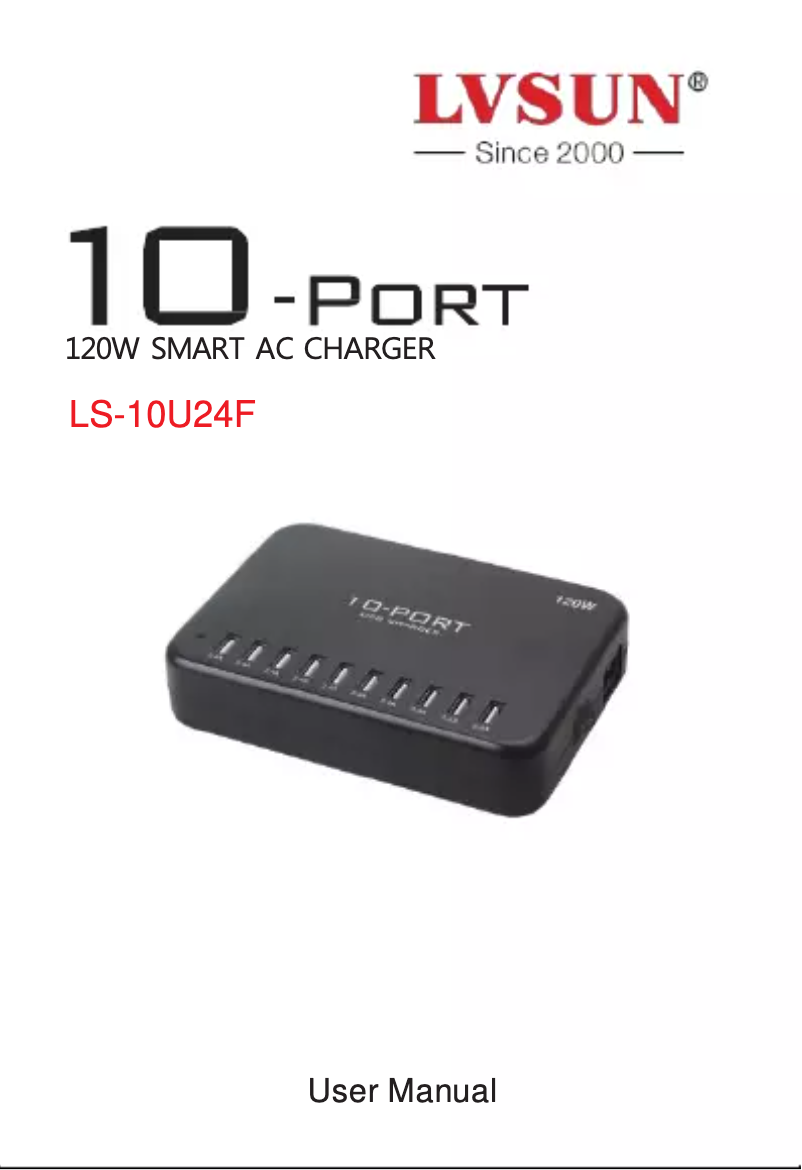 Page n°1 - Manuel utilisateur LVSUN LS-10U24F-AE