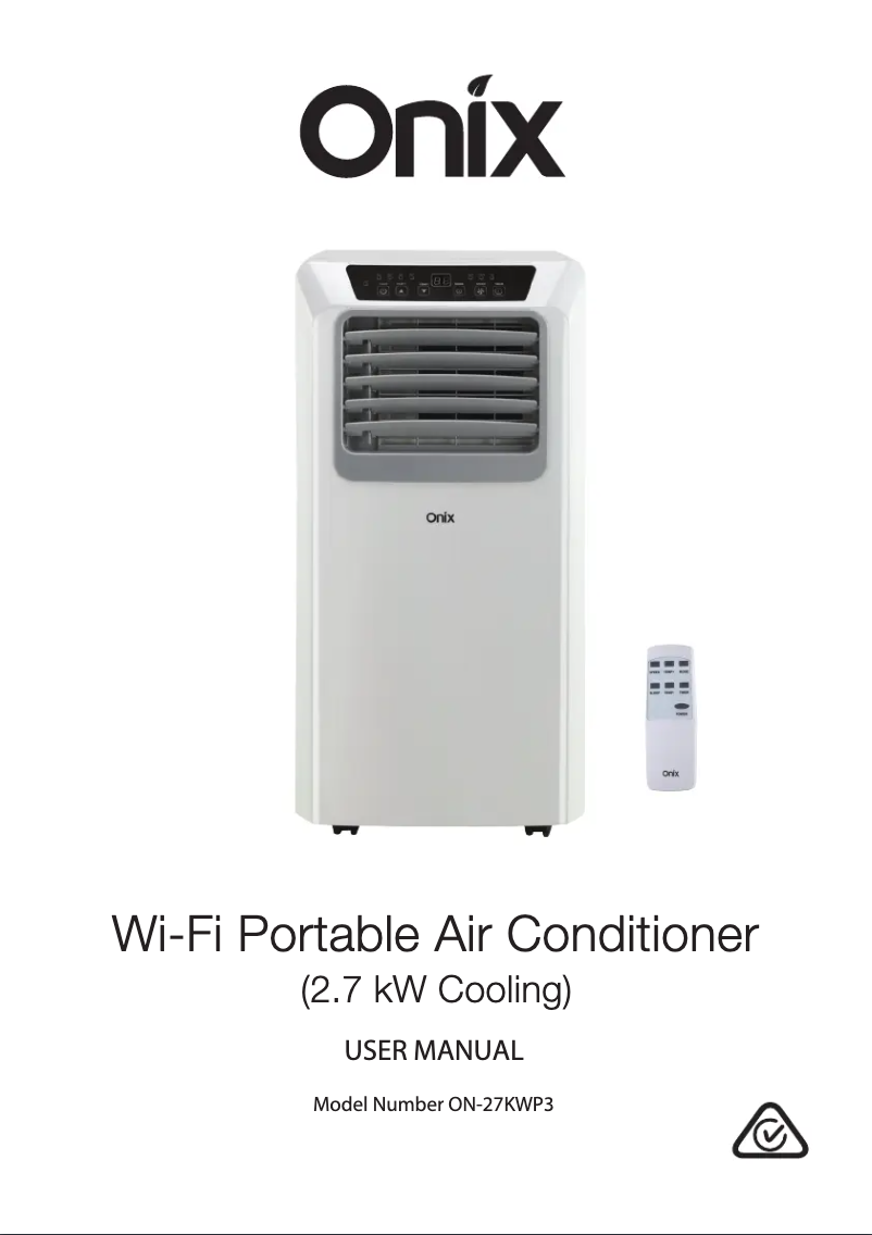 Image de la première page du manuel de l'appareil ON-27KWP3