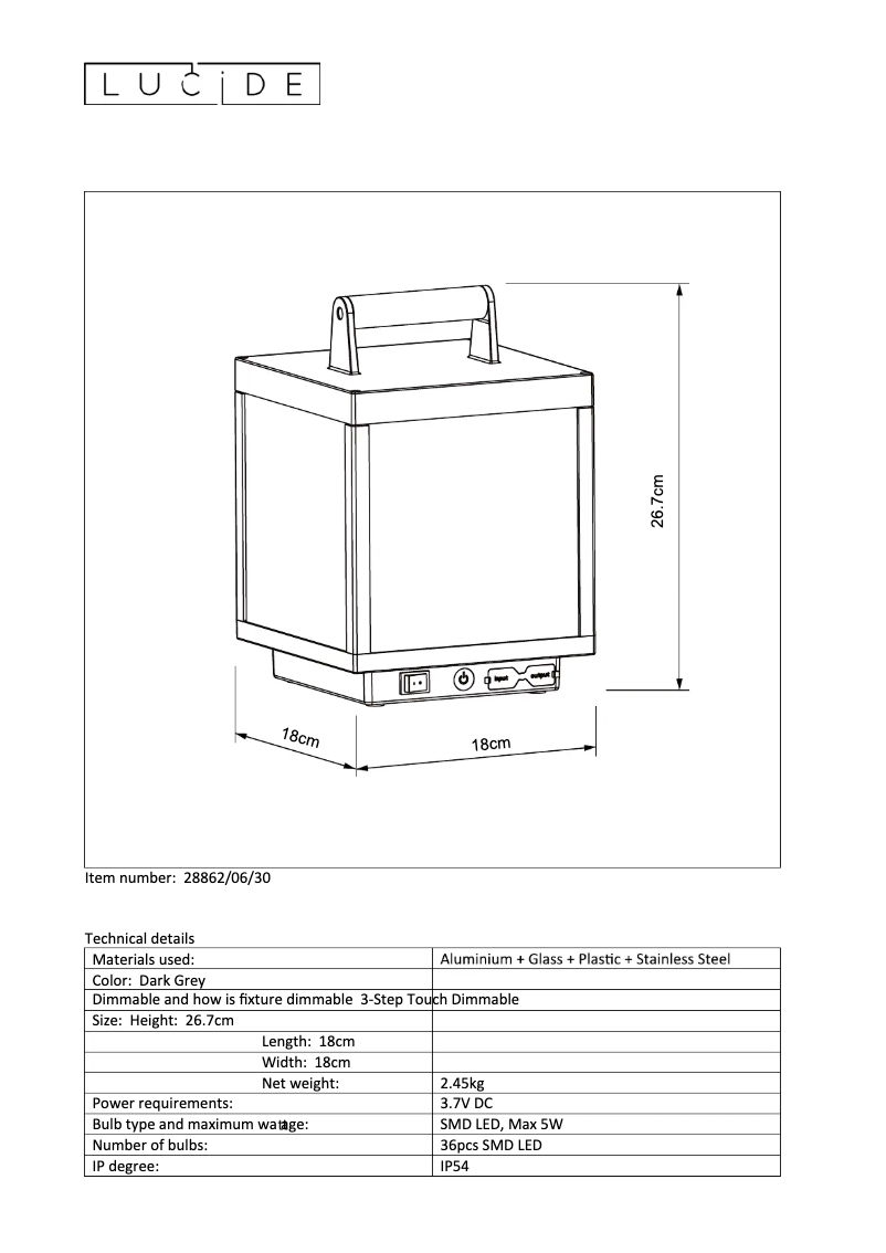 Image de la première page du manuel de l'appareil Clairette 28862/06/30
