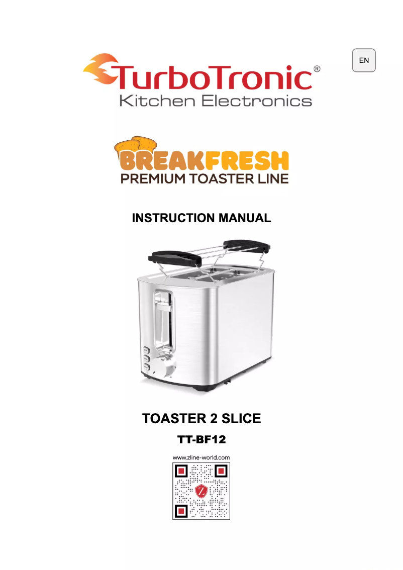 Page 1 de la notice Manuel utilisateur TurboTronic BreakFresh TT-BF12