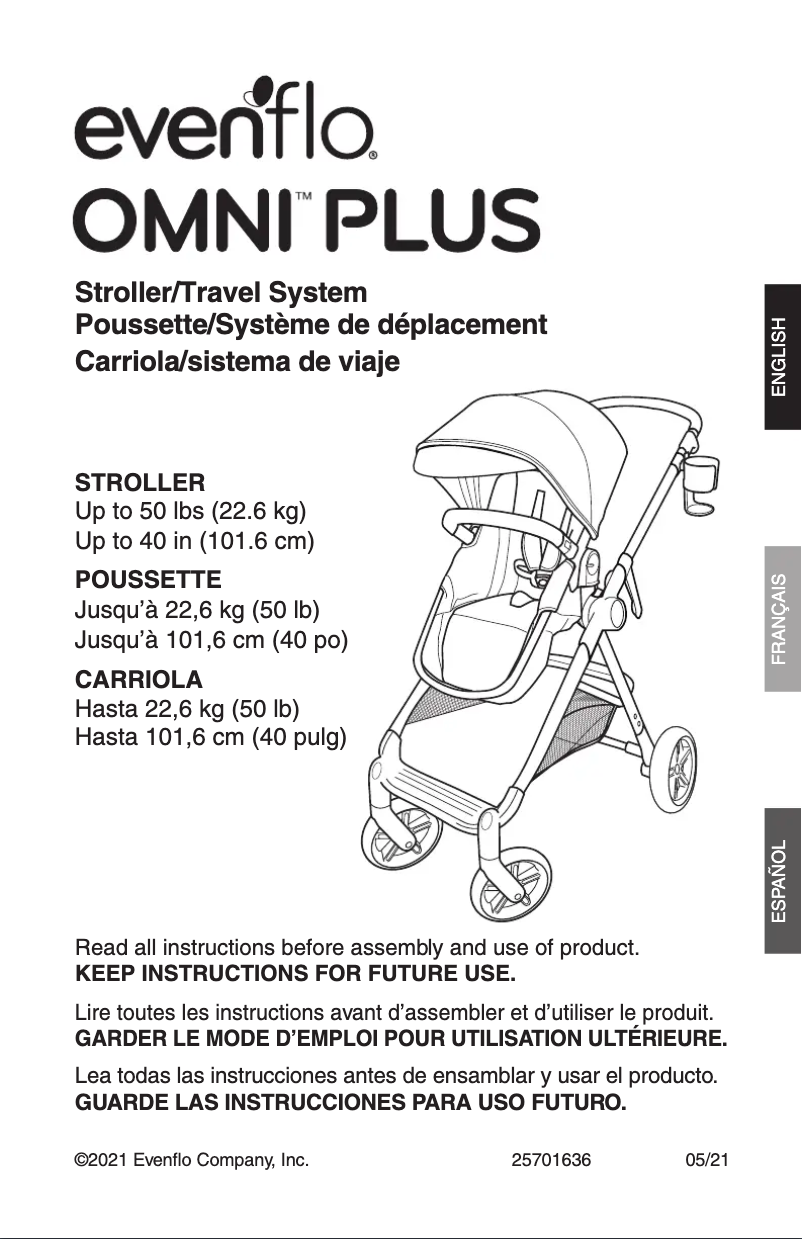 Image de la première page du manuel de l'appareil Omni Plus