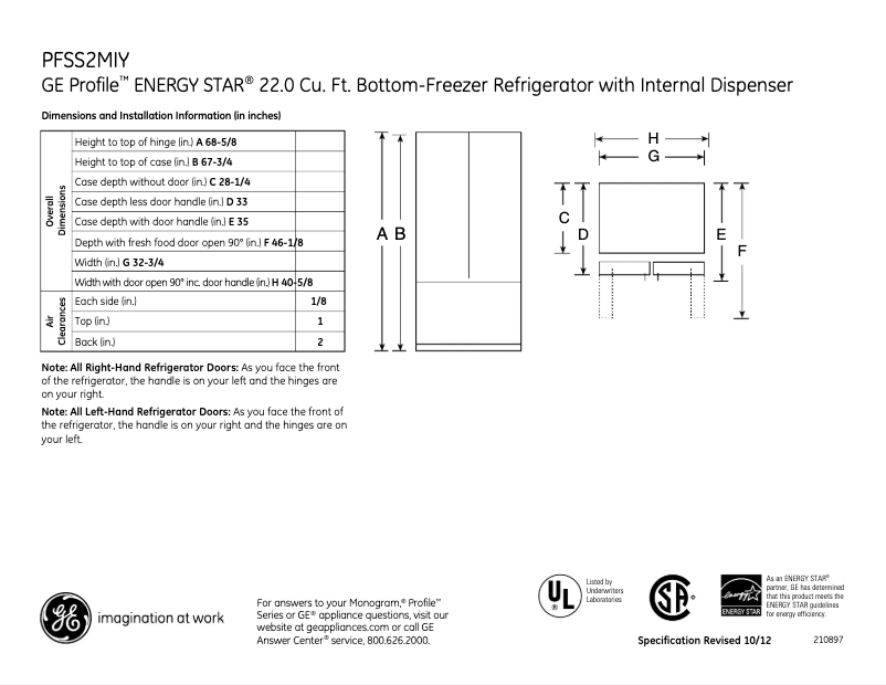 Image de la première page du manuel de l'appareil PFSS2MIYSS