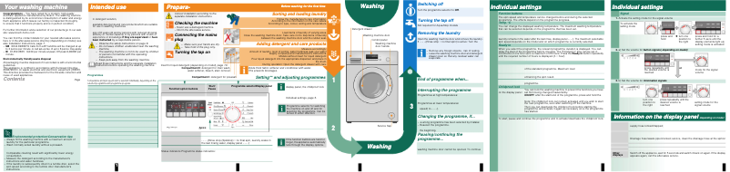 Page n°1 - Manuel utilisateur Bosch WAB20260GC