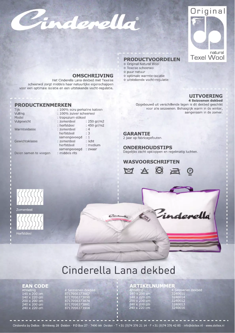 Page n°1 - Manuel utilisateur Cinderella Lana