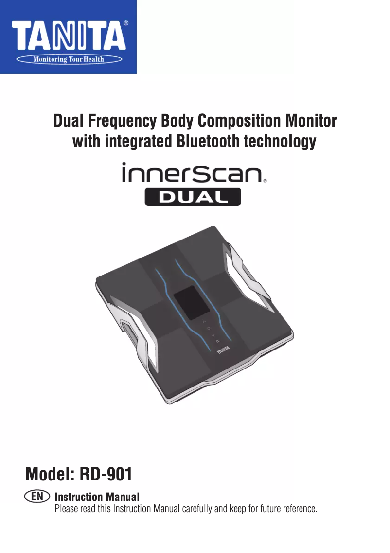 Image de la première page du manuel de l'appareil InnerScan Dual RD-901