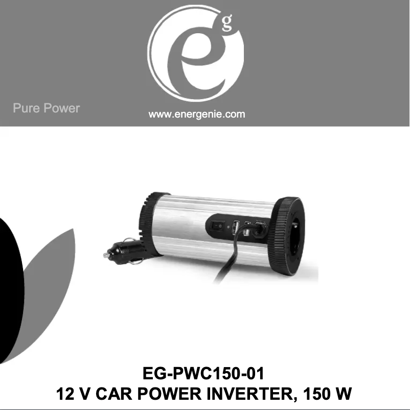 Page 1 de la notice Manuel utilisateur EnerGenie EG-PWC150-01