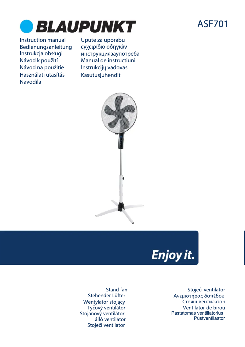 Page 1 de la notice Manuel utilisateur Blaupunkt ASF701