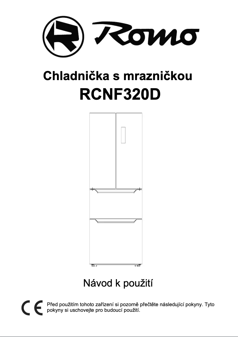 Page 1 de la notice Guide d'installation Romo RCNF320D