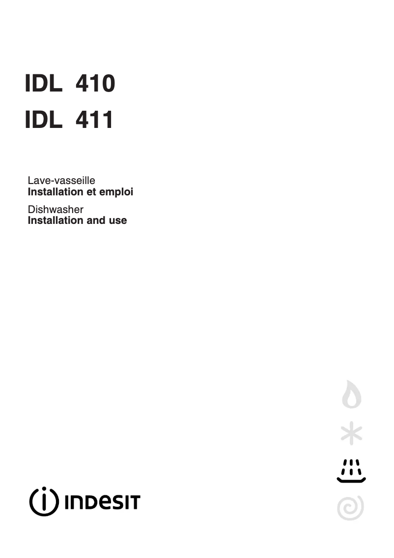 Image de la première page du manuel de l'appareil IDL 410 S FR.C