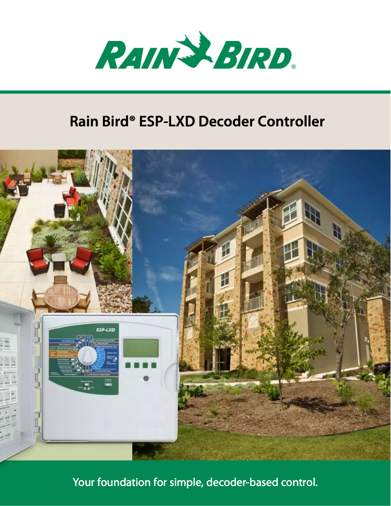 Página 1 del manual Folleto Rain Bird ESP-LXD