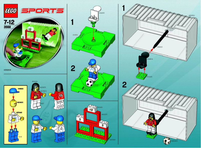 Page 1 de la notice Manuel utilisateur Lego Sports 3568