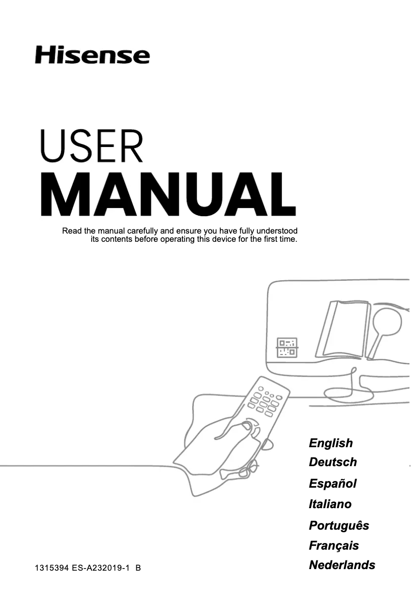 Page n°1 - Manuel utilisateur Hisense 40A4NTUK