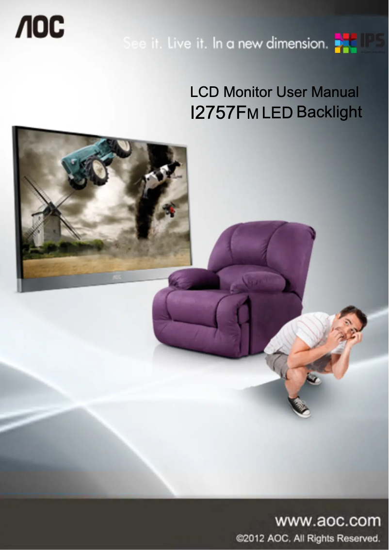 Image de la première page du manuel de l'appareil D2757PH