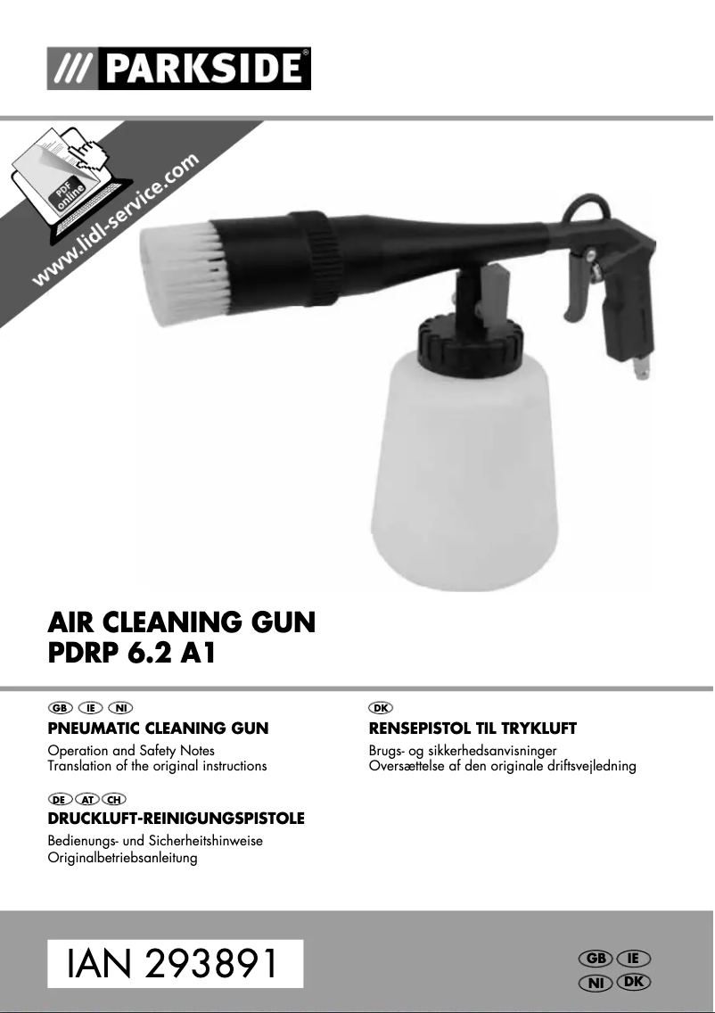 Imagen de la primera página del manual del dispositivo PDRP 6.2 A1