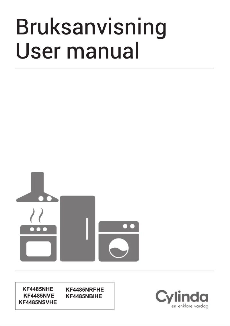 Image de la première page du manuel de l'appareil KF4485NSVHE