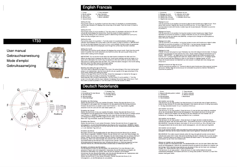 Page 1 de la notice Manuel utilisateur Davis 1733