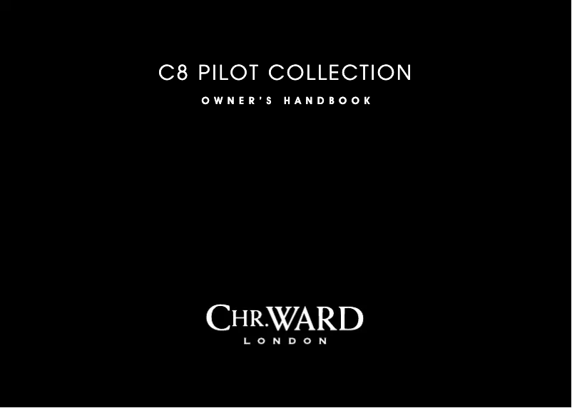 Page 1 de la notice Manuel utilisateur Christopher Ward C8 Pilot