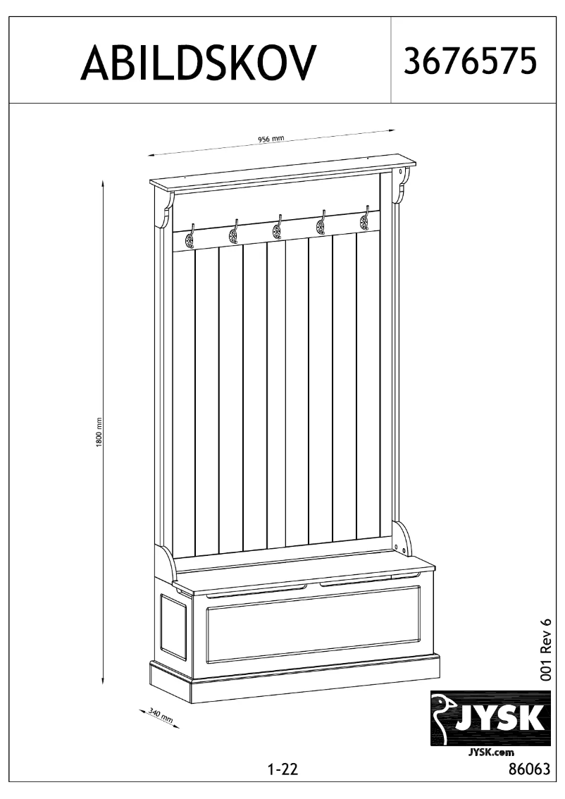 Image de la première page du manuel de l'appareil Abildskov