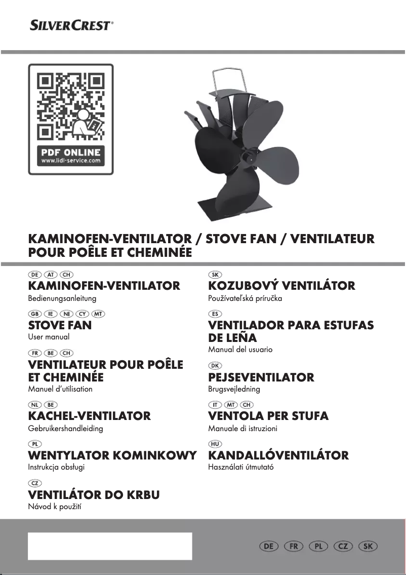 Page 1 de la notice Manuel utilisateur SilverCrest HG10349