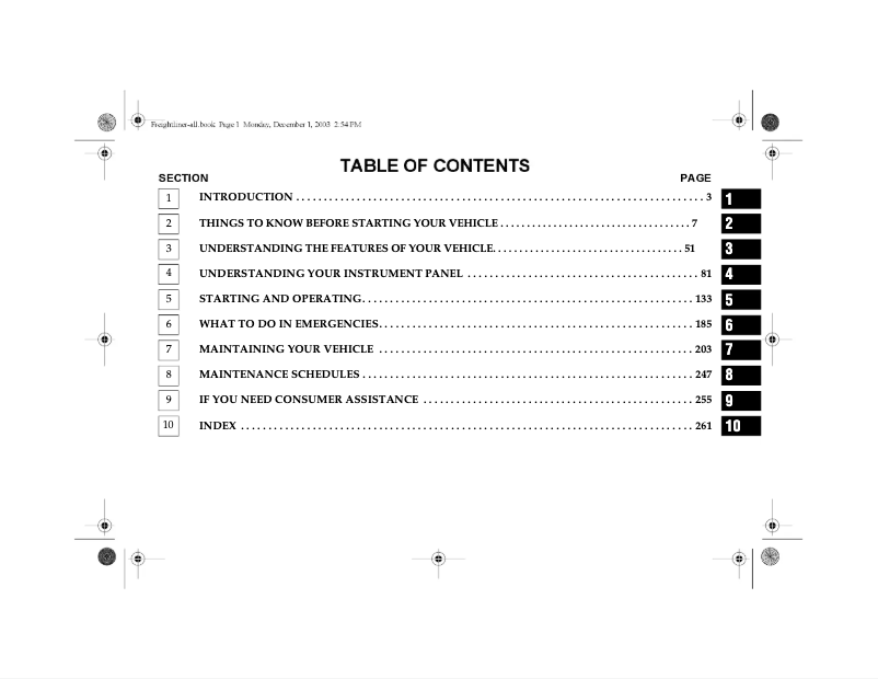 Página 1 del manual Manual de usuario Dodge Sprinter Cargo (2004)