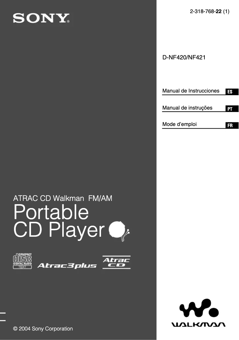 Image de la première page du manuel de l'appareil D-NF421