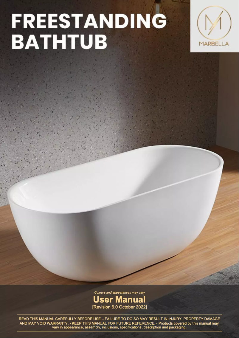 Página 1 del manual Manual de usuario Marbella MF72B