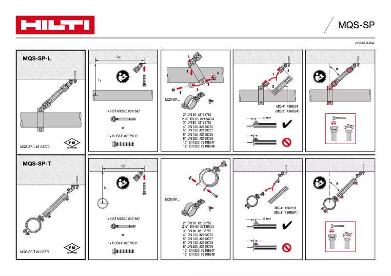 Página 1 del manual Manual de usuario Hilti MQS-SP-L