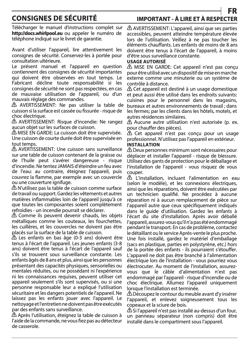 Page n°1 - Instructions / montage Privileg PS 15Q60 AL