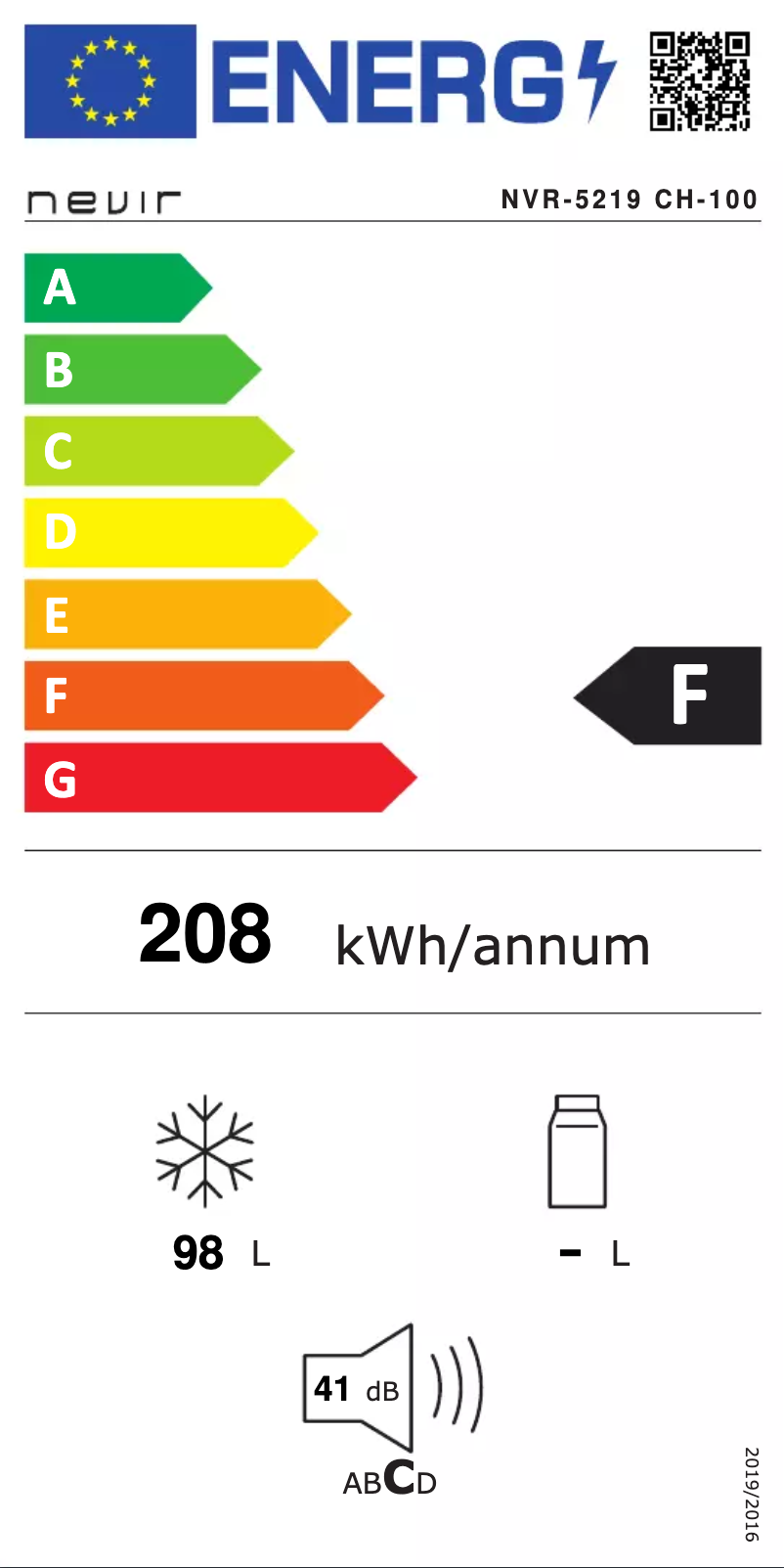 Image de la première page du manuel de l'appareil NVR-5219 CH-100