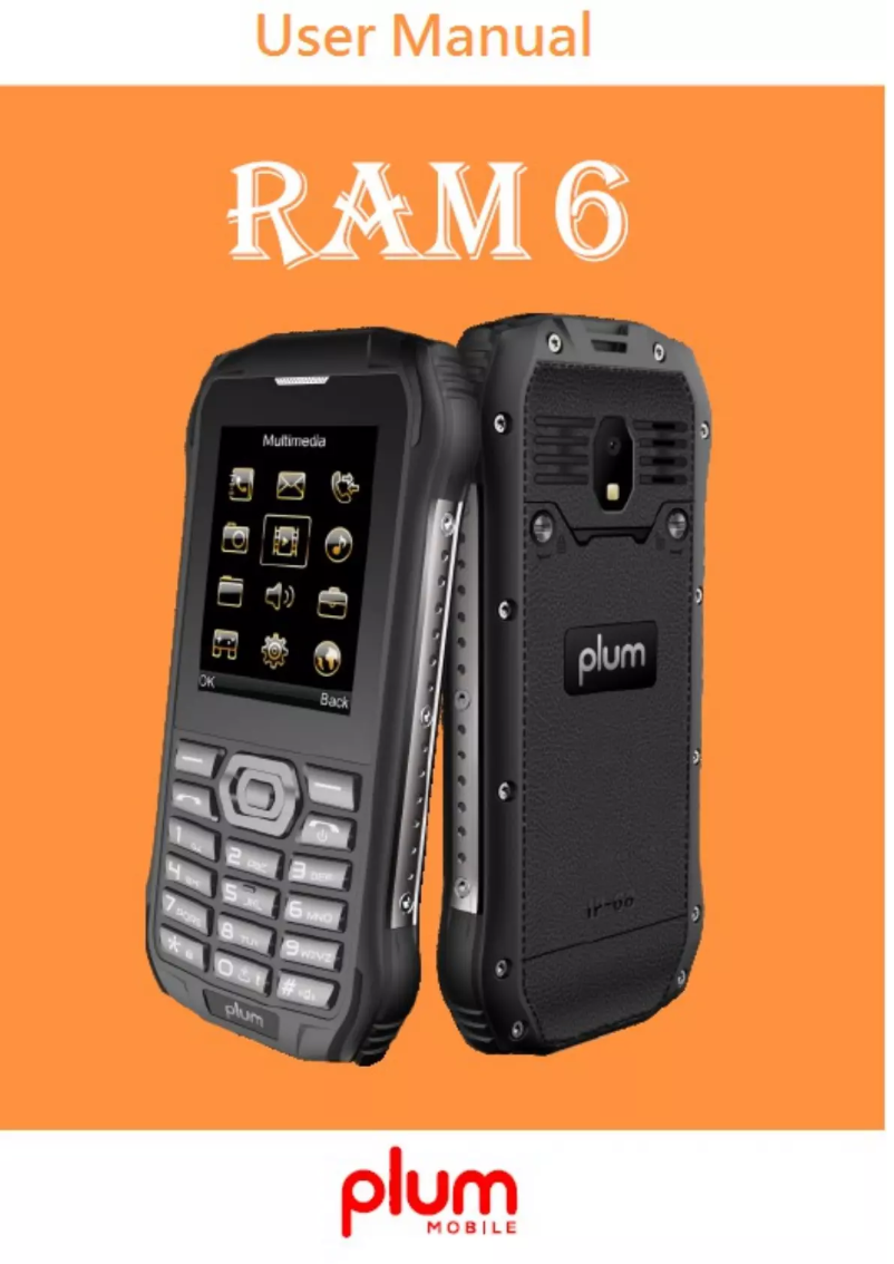 Page n°1 - Manuel utilisateur Plum Ram 6